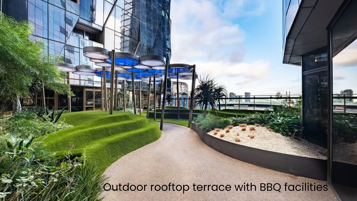 Outdoor Rooftop BBQ Terrace at West Side Place